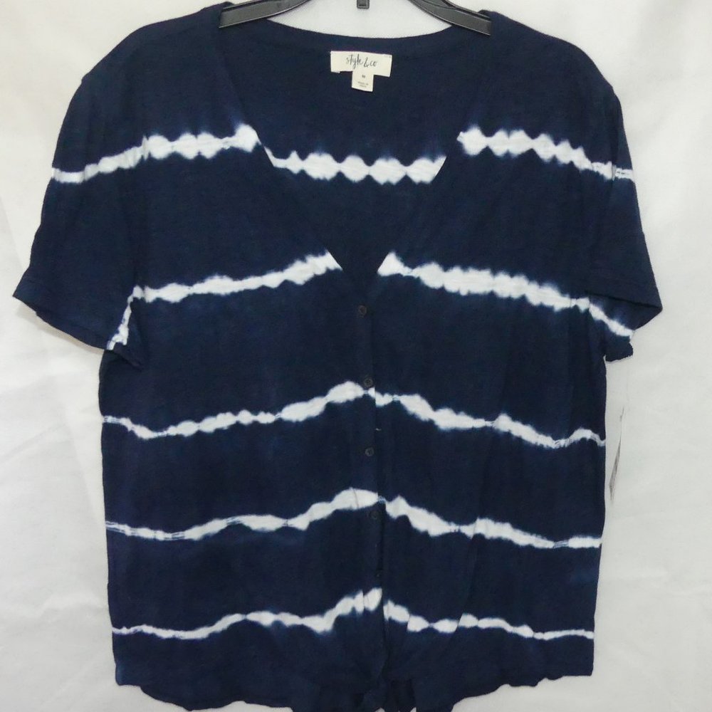 Style & Co Bright Knits Blouse